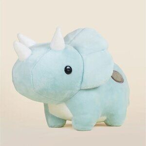 Bellzi Seri the Triceratops Blue Dinosaur Plush